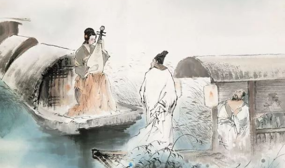 白居易《琵琶行》"送客湓浦口"中"客"是誰