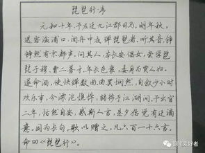 白居易 琵琶行 片段手寫鋼筆字筆友鋼筆書法習作欣賞